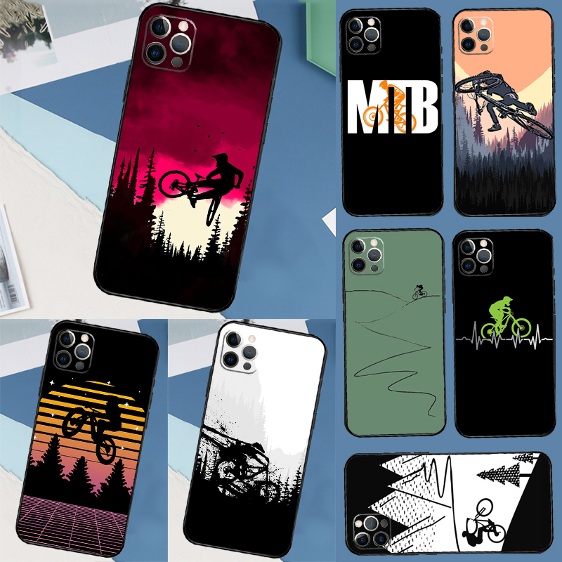 Mountain Biking Cartoon - MTB Mountain Bike Cycling Bicycle For