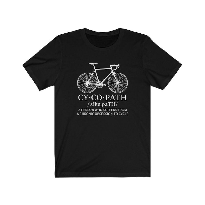 Mountain Biking Cartoon - Funny Cycling T-shirt for Men Tees