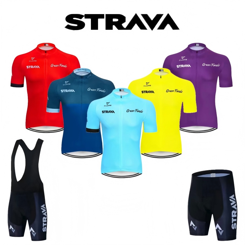 Mountain Biking Pants - STRAVA Cycling Sets Cycling Clothes For