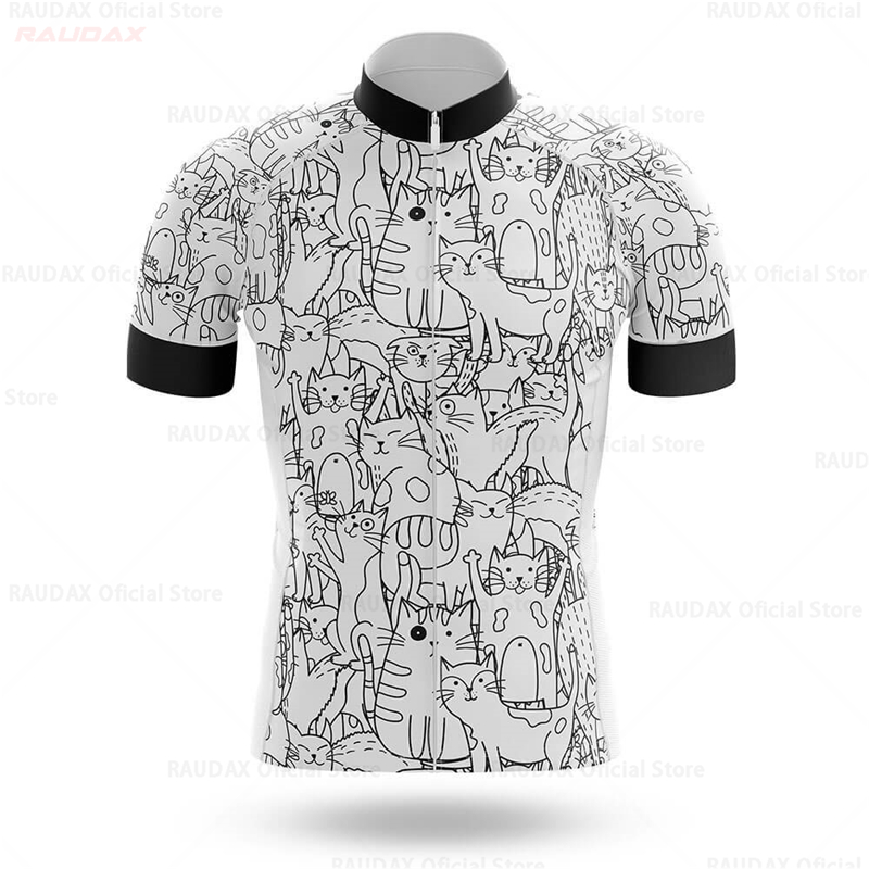 Cycling Jersey Men CARTOON CAT - Mountain Biking Cartoon ulasan dan harga