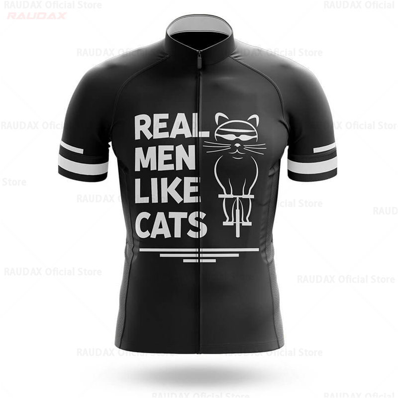 Cycling Jersey Men CARTOON CAT - Mountain Biking Cartoon ulasan dan harga