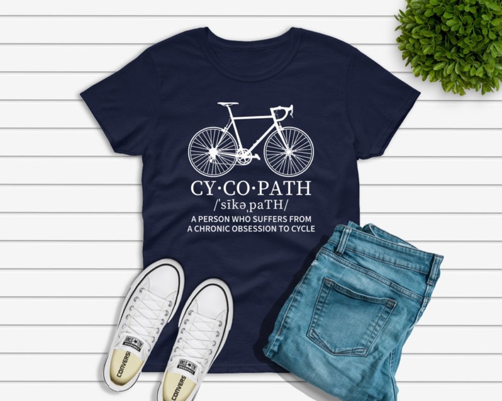 Funny Cycling T-shirt for Men  - Mountain Biking Cartoon ulasan dan harga